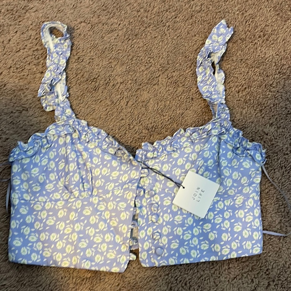 Zara Floral print Corset top!
